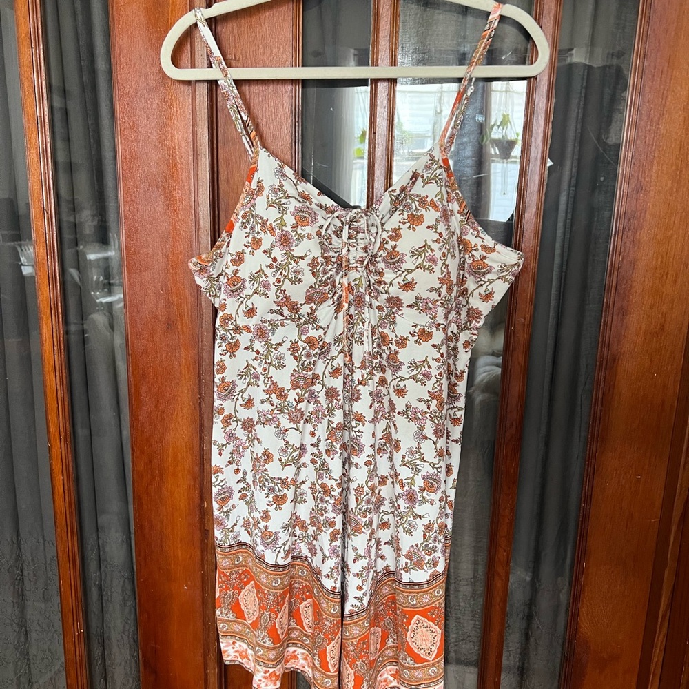 Beautiful Short Scarf Summer Floral Dress Vibrant Colors and Patterns